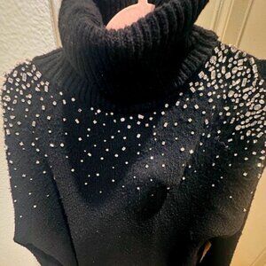 Cinq à Sept Alani Wool-Blend Embellished Sweater